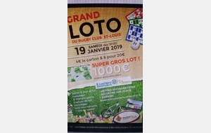 Grand loto du Rugby Club