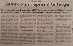  SAINT-LOUIS REPREND LE LARGE 