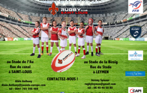 REPRISE DES ENTRAINEMENTS ECOLE DE RUGBY  