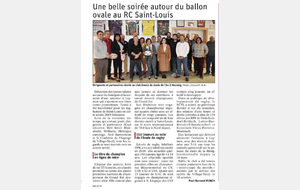 SOIREE PARTENAIRES (Article de presse)