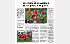 LES JEUNES LUDOVICIENS SUR LE PODIUM REGIONAL