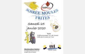 SOIREE MOULES FRITES 25 jan 2020 (inscription au club)