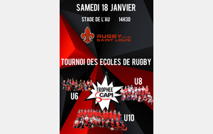 TOURNOI EDR M6. M8 ET M10 CE SAMEDI 18.01.2020