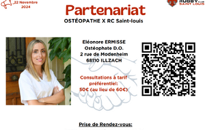 PARTENARIAT AVEC LE RC SAINT LOUIS
