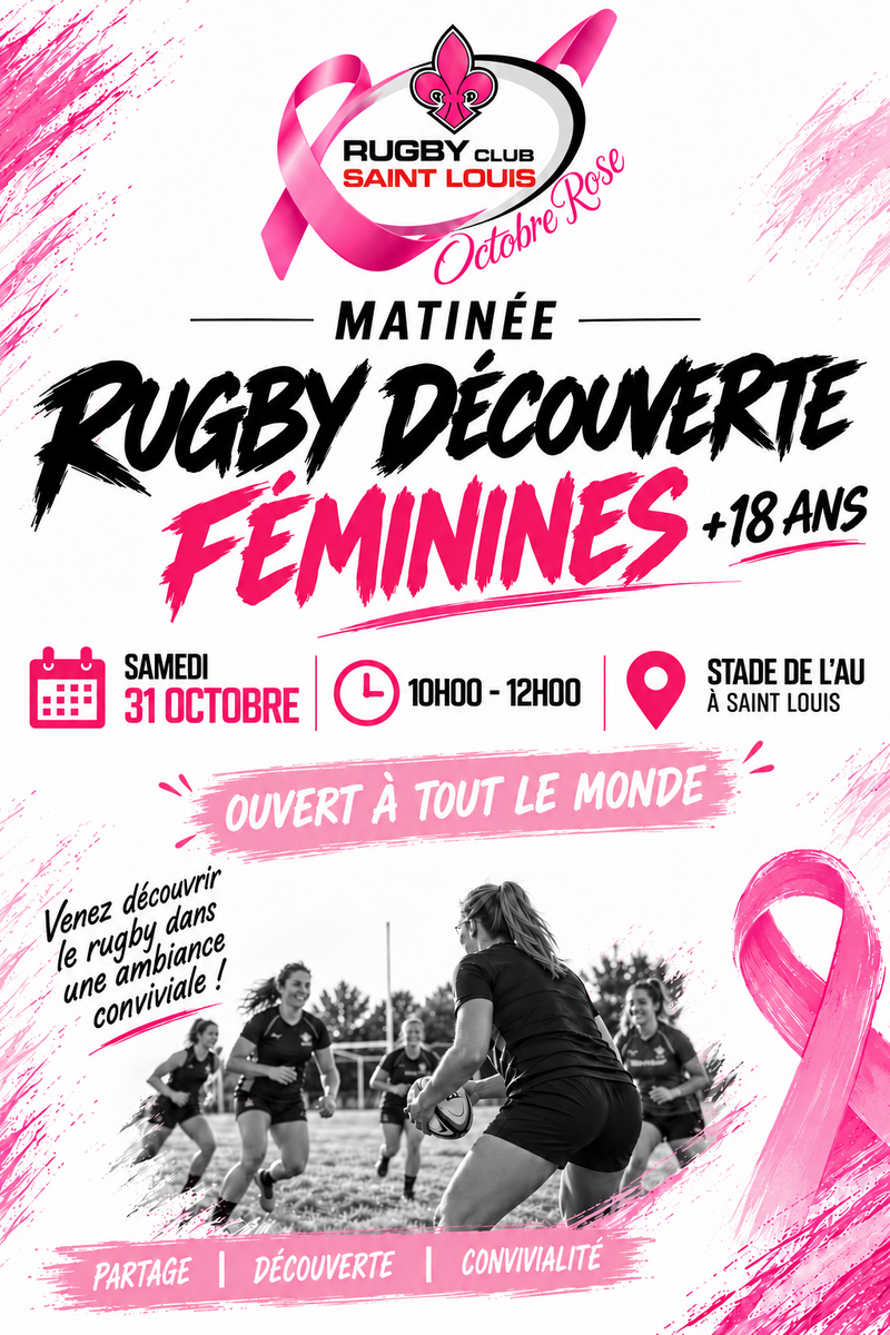 MATINÉE RUGBY DÉCOUVERT 100% FÉMININES