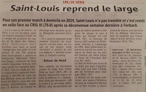 Match Seniors / RCSL - CRIG