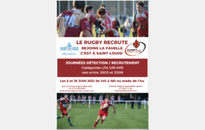 JOURNEE DETECTION/RECRUTEMENT U14, U16 ET U19