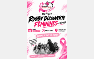 MATINÉE RUGBY DÉCOUVERT 100% FÉMININES