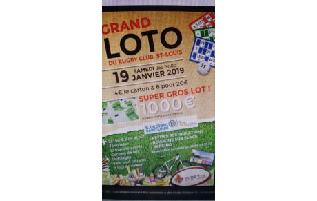 Grand loto du Rugby Club