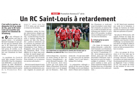 ENFIN LA REPRISE 