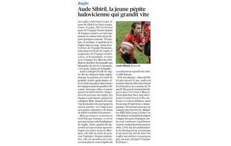 Félicitations Aude...