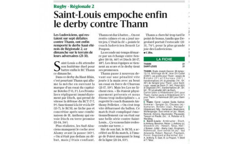 JOURNAL L'ALSACE 07.10.2024