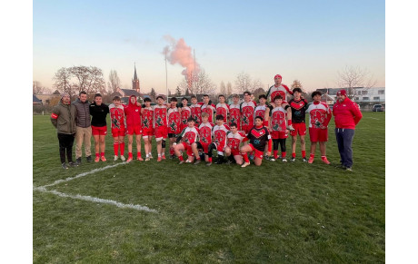 PREMIERE VICTOIRE DE NOS CADETS