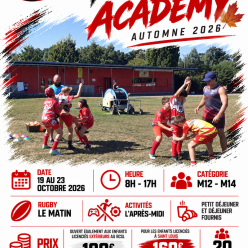 RUGBY ACADEMY AUTOMNE 2026